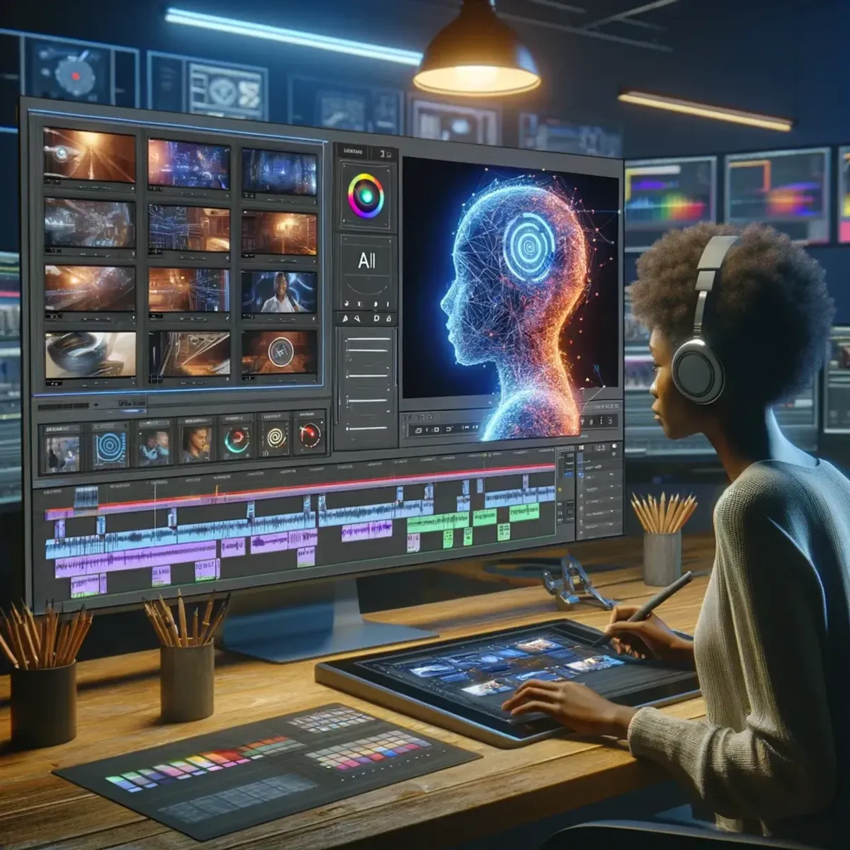 Video AI generator optimizing videos for different platforms